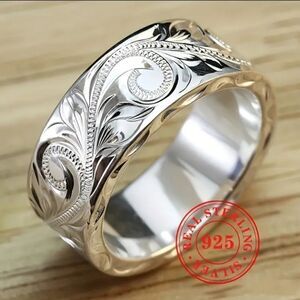 Classic 925 Sterling silver unisex ring sz 10